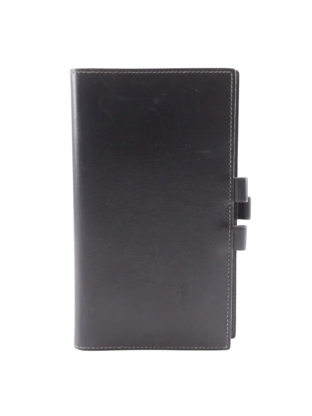 Hermes Agenda Vision Box Calf Black a Notebook Cover